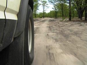 Road conditions Moremi to Savuti Botswana